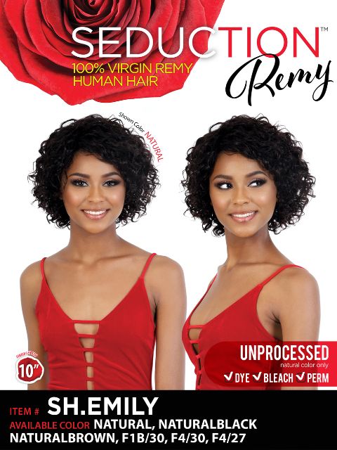 Seduction 100% Virgin Remy Human Hair Wig - SH.EMILY