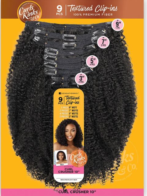 Sensationnel Premium Synthetic CURLS KINKS & CO_CLIP-IN CURL CRUSHER 10"