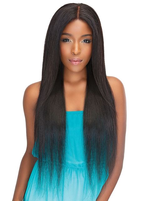 Janet Collection Melt 100% Virgin Human Hair BRAZILIAN STRAIGHT Weave 3pcs + 13x5 HD Frontal -BS3PM135