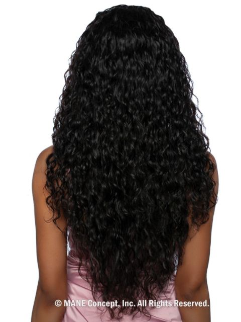 Mane Concept 100% Unprocessed Human Hair Trill 13x4 HD Glueless Lace Wig - TRE2115 DEEP WAVE 28"