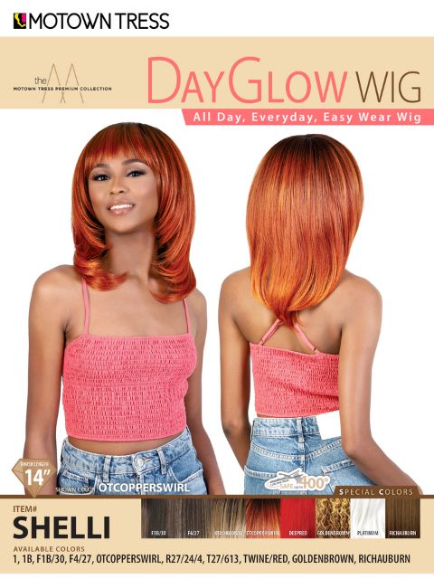 Motown Tress Premium Collection Day Glow Wig - SHELLI