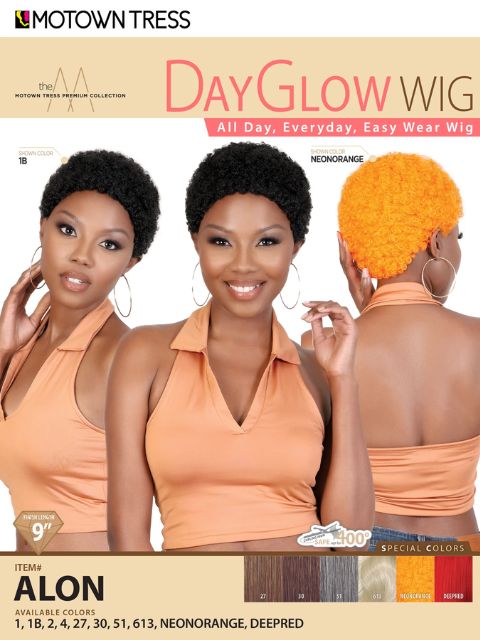 Motown Tress Premium Collection Day Glow Wig - ALON