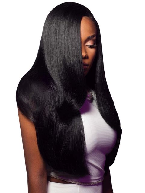 Outre  100% Human Hair New Yaki Weaves- PREMIUM NEW YAKI (10M"12M"14M")