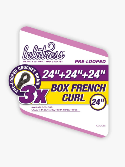 Sensationnel Lulutress 3X BOX FRENCH CURL Crochet Braid 24