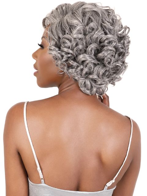 Motown Tress Silver Gray Hair Glueless HD Lace Wig - SVLP.WYNT