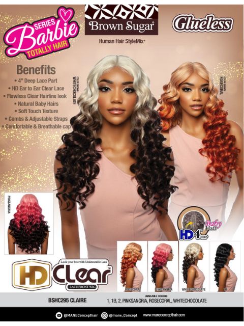 Mane Concept Brown Sugar  HD Clear Lace Front Wig - BSHC295 CLAIRE