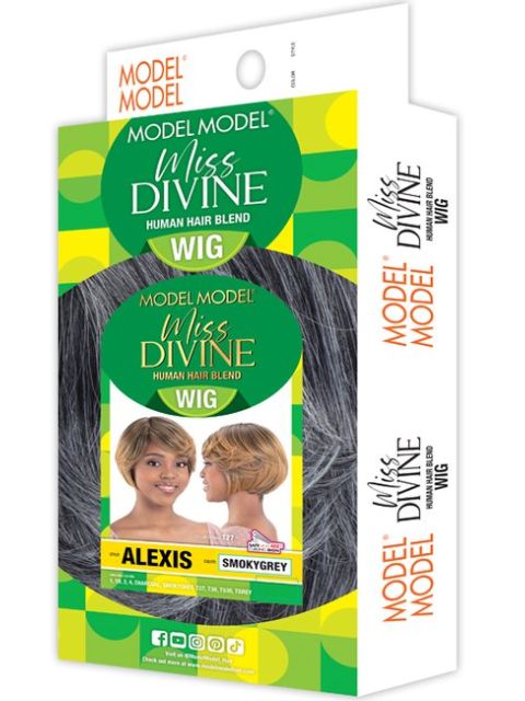 Model Model Miss Divine Human Hair Blend Wig - ALEXIS