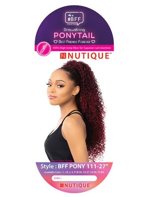 Nutique BFF Collection Synthetic Drawstring Ponytail - BFF PONY 111