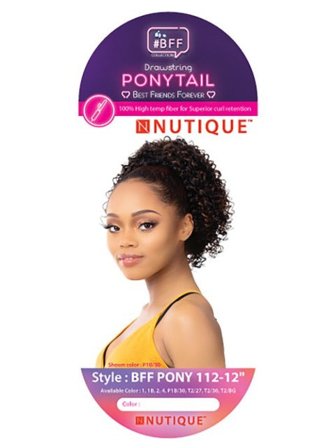 Nutique BFF Collection Synthetic Drawstring Ponytail - BFF PONY 112