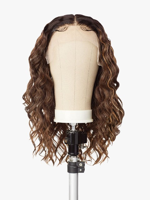 Sensationnel Butta Lace Human Hair Blend HD Lace Front Wig - LOOSE CURLY 18