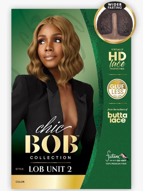 Sensationnel Chic Bob Collection Glueless Lace Wig- LOB UNIT 2