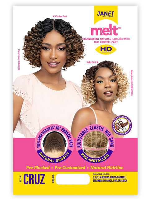 Janet Collection Melt 13x6 Frontal Part Lace Wig - CRUZ