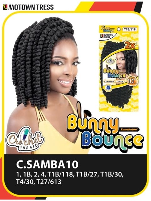 Motown Tress Bouncy Bounce SAMBA CURL 10