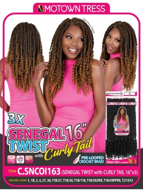 Motown Tress 3X SENEGAL TWIST 16