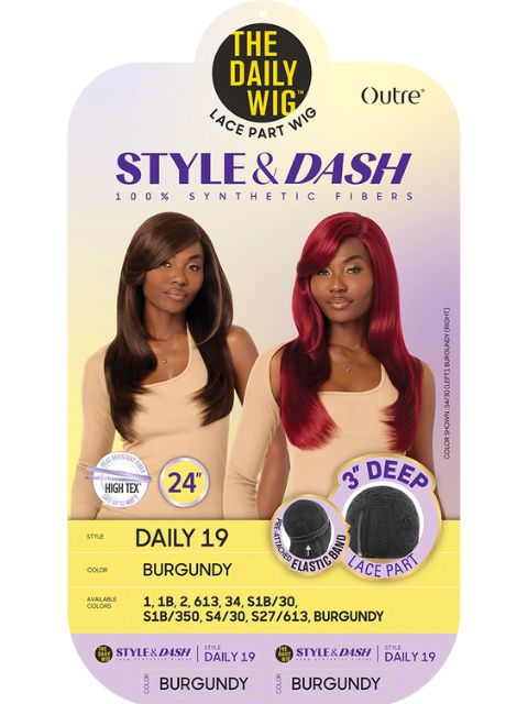 Outre Premium Daily Style and Dash Lace Part Wig - DAILY19