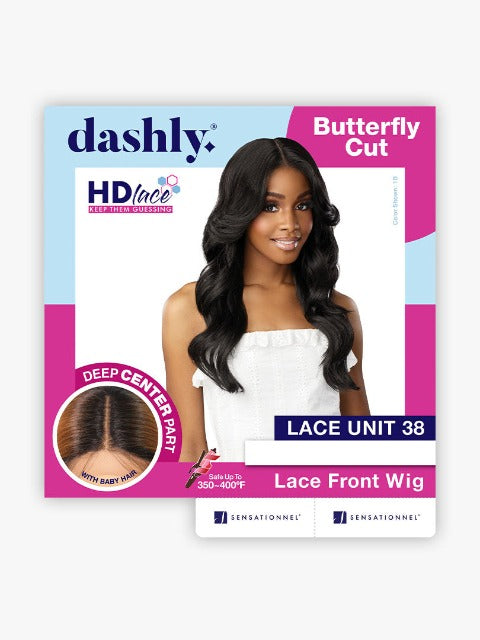 Sensationnel Dashly Deep Center Part Lace Front Wig - UNIT 38