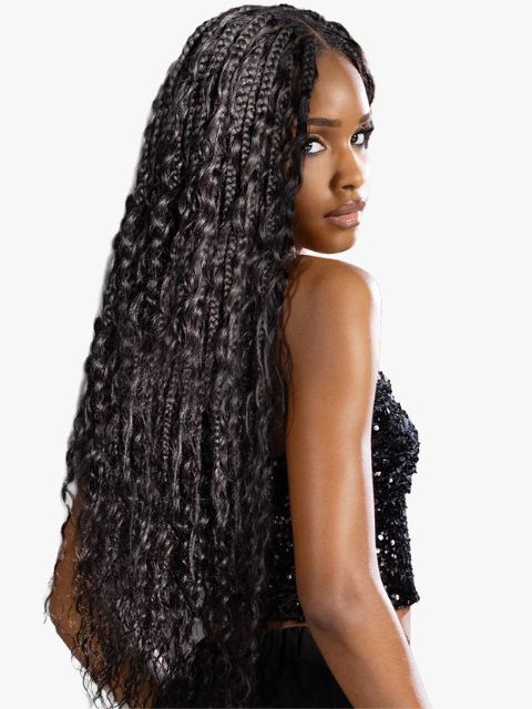 Sensationnel Empire Feather 100 Human Hair Crochet BraidRIPPLE WAVE