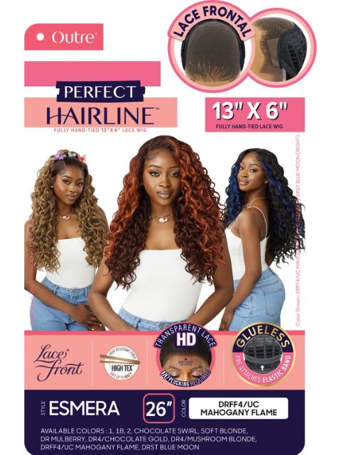 Outre Perfect Hairline Fully Hand-Tied 13X6 Glueless HD Lace Front Wig  - ESMERA