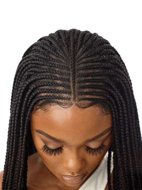 Outre Pre-Braided 13x4 Glueless HD Lace Frontal Wig- FULANI MICRO CORNROW BRAIDS" *FINAL SALE