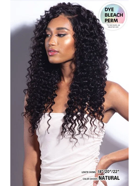 Shake N Go Glossy 100% Virgin Remy Hair HD 4x4 DEEP WAVE LACE 12" Closure