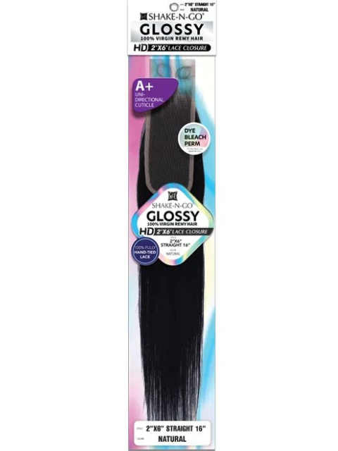 Shake-N-Go Virgin Remy Hair Weave Glossy 3 Bundles Body Wave [22"24"26"] (Natural Black - View #5