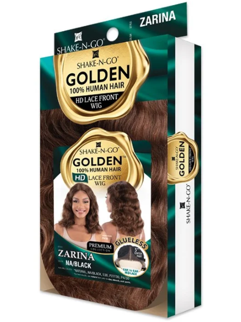 Shake N Go Golden 100% Human Hair ZARINA HD Lace Wig
