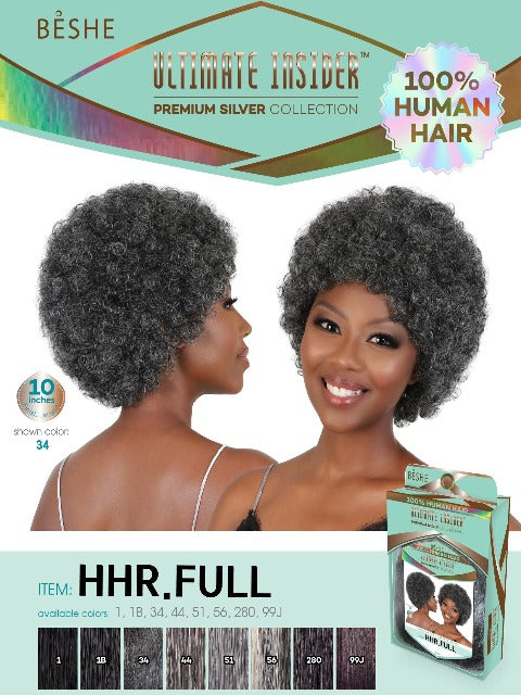 Beshe Ultimate Insider 100% Human Hair Premium Silver - HHR.FULL