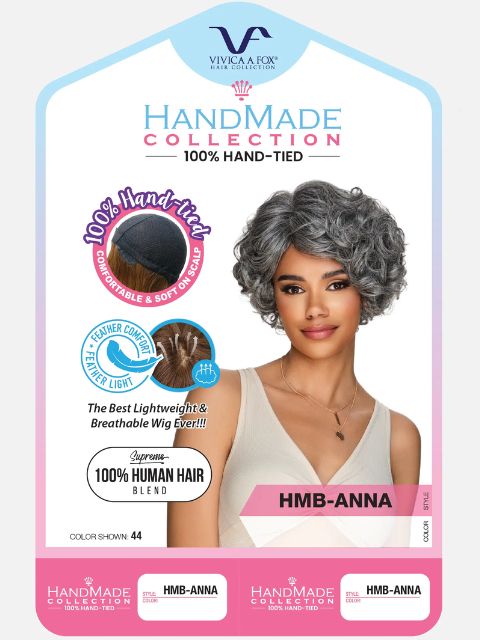 Vivica A Fox HandMade Collection 100% Human Hair Blend Wig - HMB-ANNA