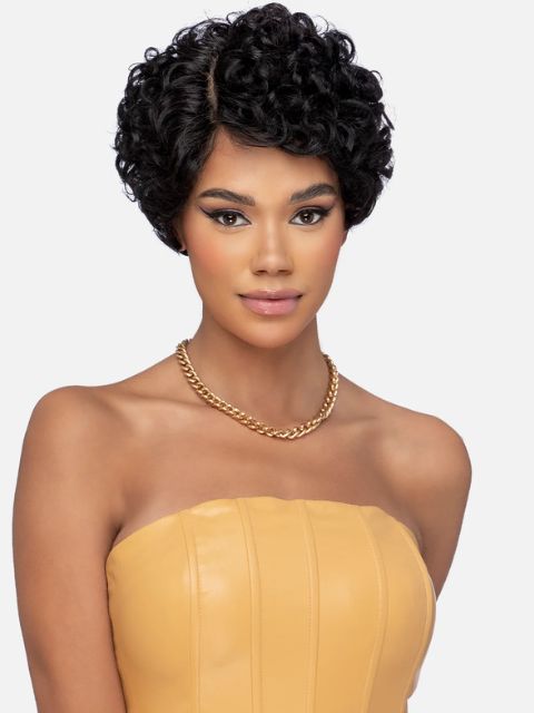 Vivica A Fox 100% Natural Brazilian  Remi Human Hair  Lace Front Wig- IDA