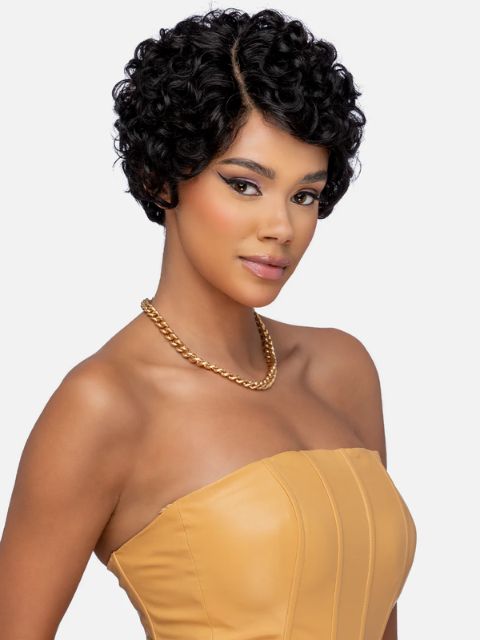 Vivica A Fox 100% Natural Brazilian  Remi Human Hair  Lace Front Wig- IDA