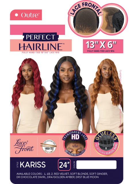 Outre Perfect Hairline Fully Hand-Tied 13X6 Glueless HD Lace Front Wig-KARISS