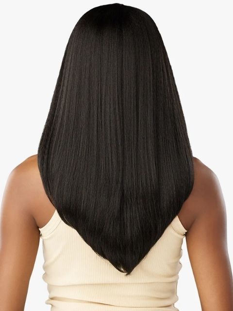 Sensationnel Premium Synthetic KINKY EDGES Y-PART_KINKY BLOW OUT 20″ Lace Wig