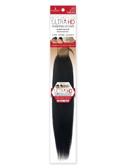 Harlem 125 100% Human Hair 2x6 HD Undetectable Lace Closure -STRAIGHT (UDS)