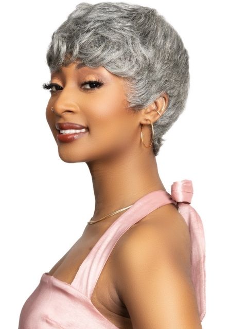 Janet Collection Lavish Silver 100% Virgin Human Hair Wig - SIFA