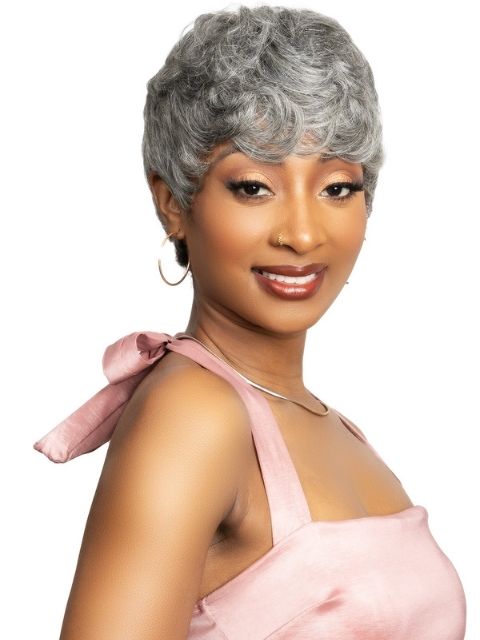 Janet Collection Lavish Silver 100% Virgin Human Hair Wig - SIFA