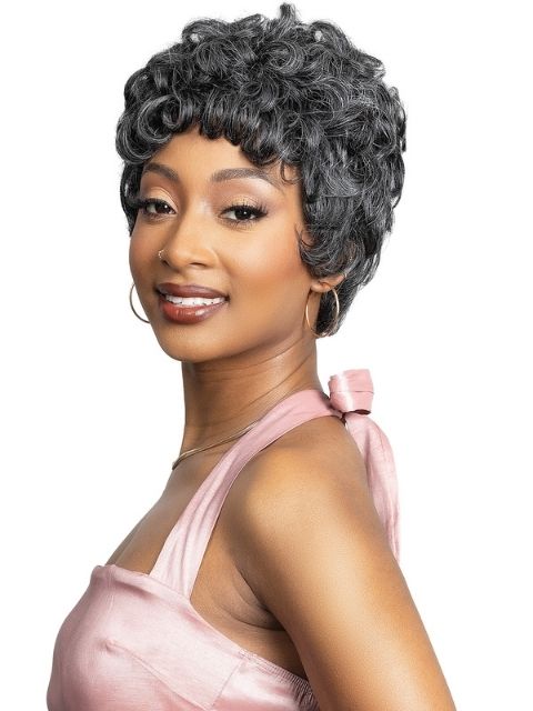 Janet Collection Lavish Silver 100% Virgin Human Hair Wig - JAJA
