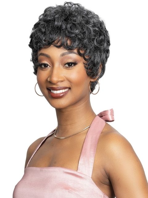 Janet Collection Lavish Silver 100% Virgin Human Hair Wig - JAJA