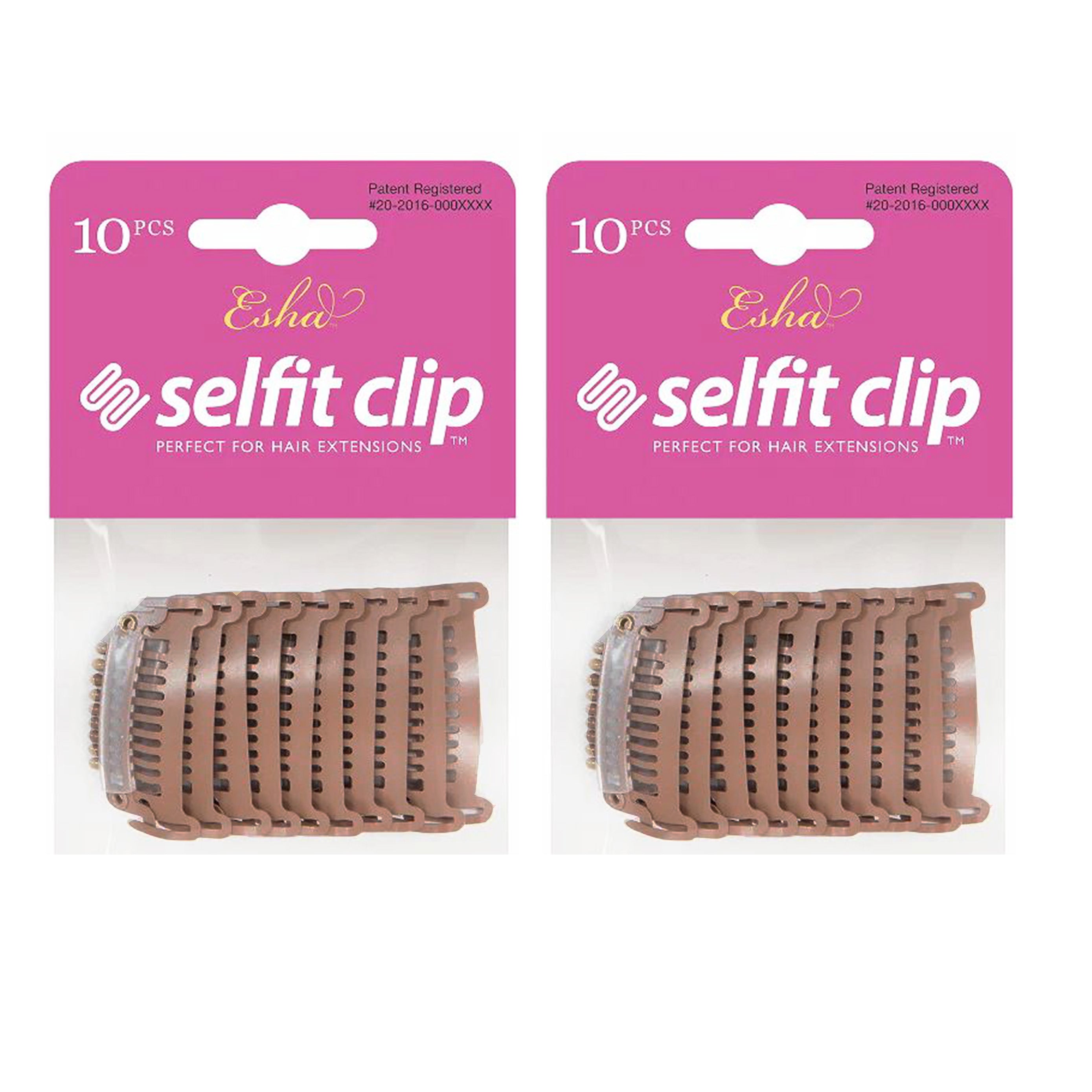 Esha Selfit Clip For Extensions with Slip-Resistant Silicone Grip