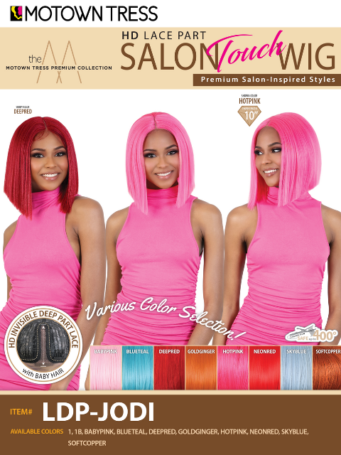 Motown Tress Salon Touch HD Lace Part Wig - LDP-JODI