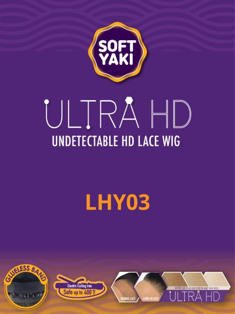 Harlem 125 Soft Yaki Ultra HD Undetectable Lace Wig - LHY03