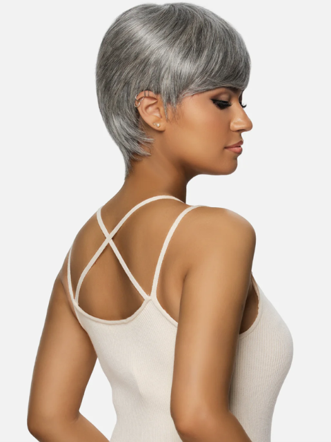 Vivica A Fox Imperial 100% Human Hair Pure Comfort Cap Full Wig -MIA