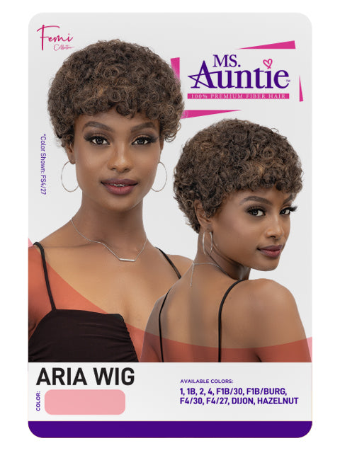 Femi Collection MS. AUNTIE 100% Premium Fiber ARIA Wig