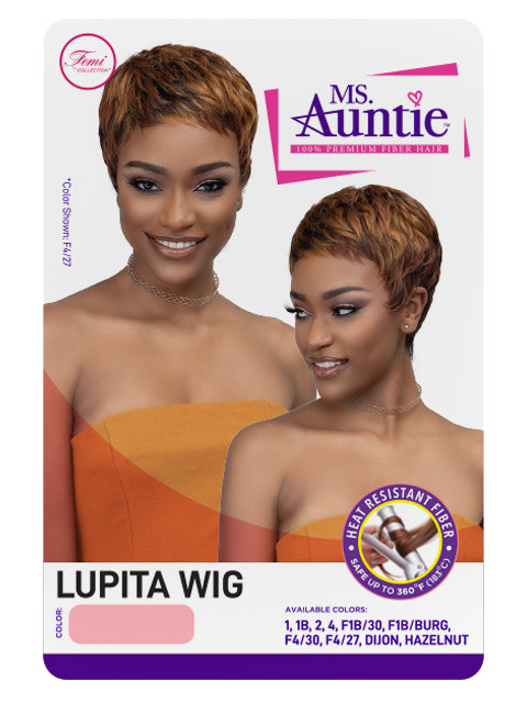 Femi Collection MS. AUNTIE 100% Premium Fiber LUPITA Wig