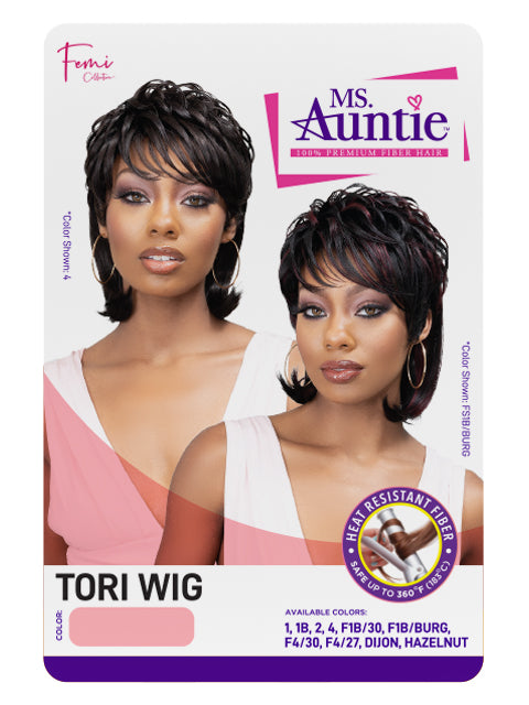 Femi Collection MS. AUNTIE 100% Premium Fiber TORI Wig