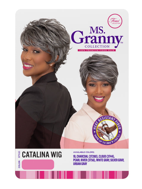 Femi Collection Ms Granny Premium Synthetic Wig - CATALINA