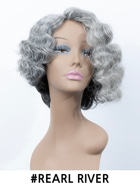 Femi Collection Ms Granny Premium Synthetic Deep Part Wig - BELLA