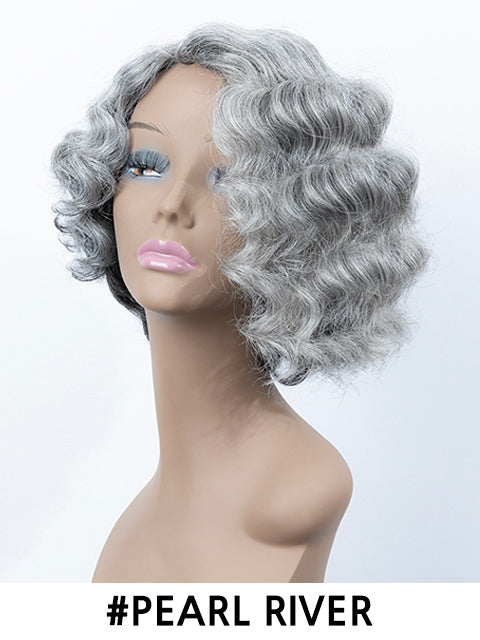 Femi Collection Ms Granny Premium Synthetic Deep Part Wig - BELLA