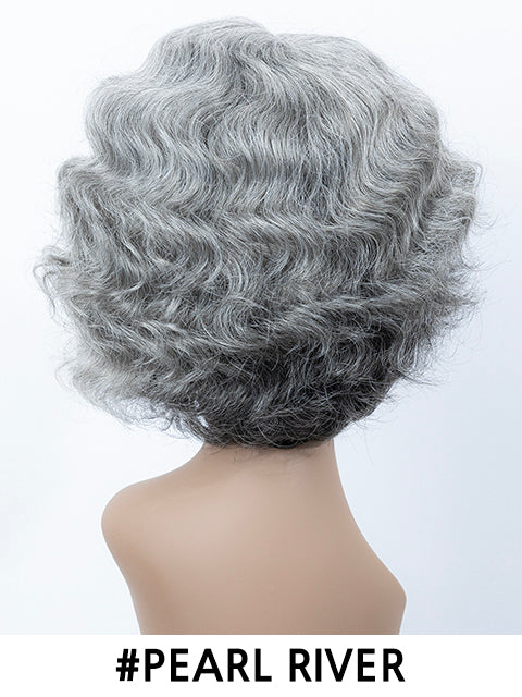 Femi Collection Ms Granny Premium Synthetic Deep Part Wig - BELLA