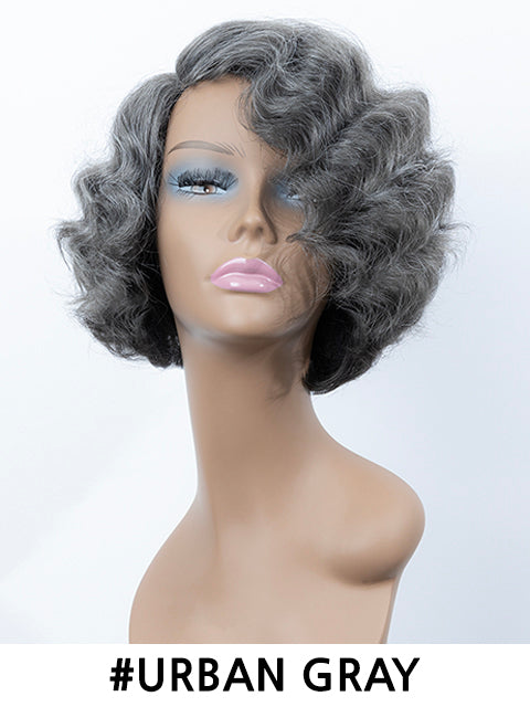 Femi Collection Ms Granny Premium Synthetic Deep Part Wig - BELLA