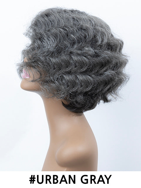 Femi Collection Ms Granny Premium Synthetic Deep Part Wig - BELLA